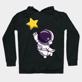 Space man reach design Hoodie